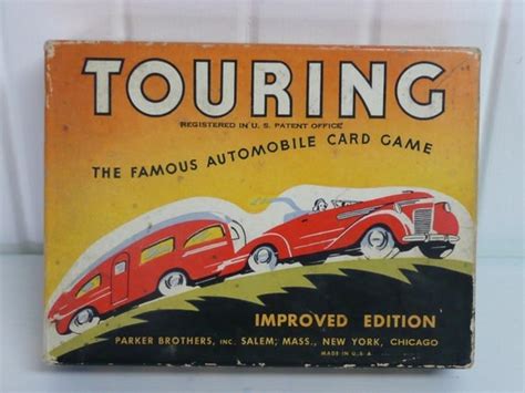 touring game parker brothers 1947.
